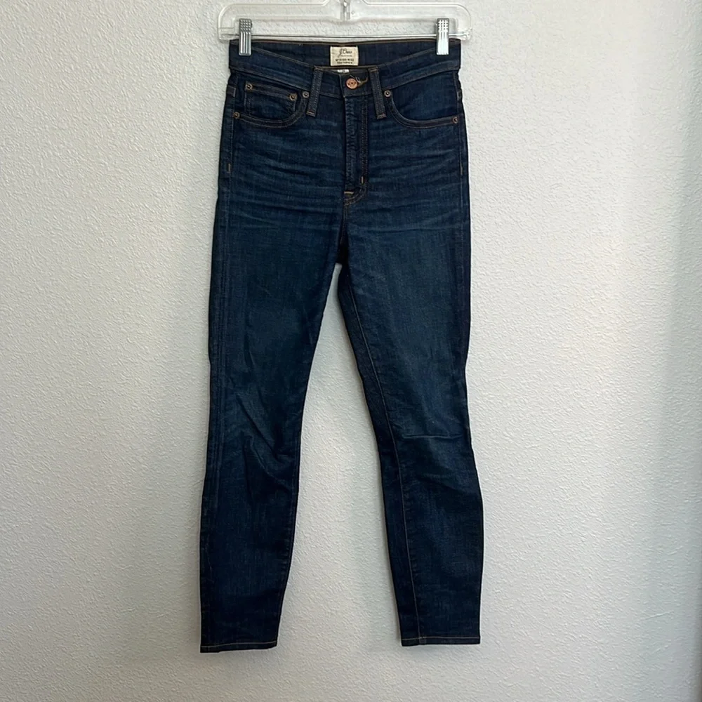 JCrew 10” Rise Toothpick Skinny Jean Size 25